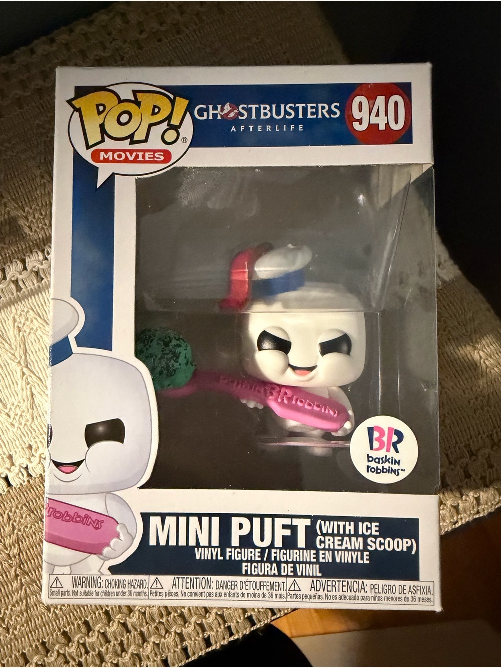 Funko Pop! Movies Mini Puft White with Blue and Pink Accents